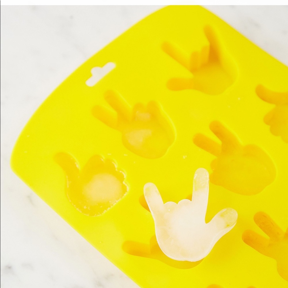 Urban Outfitters Hand Shaped Ice Silicon Tray